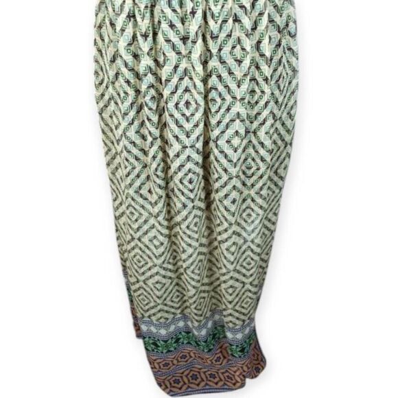 FINESSE BLACK MULTICOLOR MAXI DRESS SZ.M EUC. - Picture 3 of 7